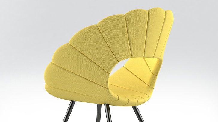 Дизайнерское кресло в виде лепестков Flower - свежий