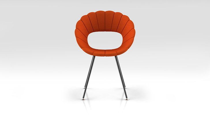 Дизайнерское кресло в виде лепестков Flower - свежий